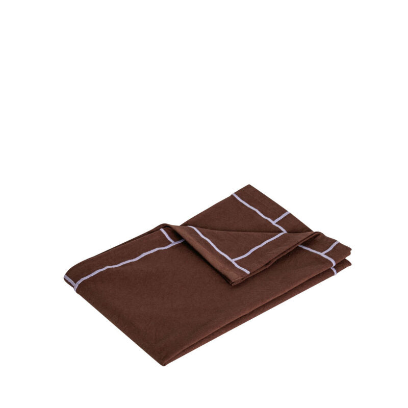 Hübsch Easypeasy Torchon Marron/violet