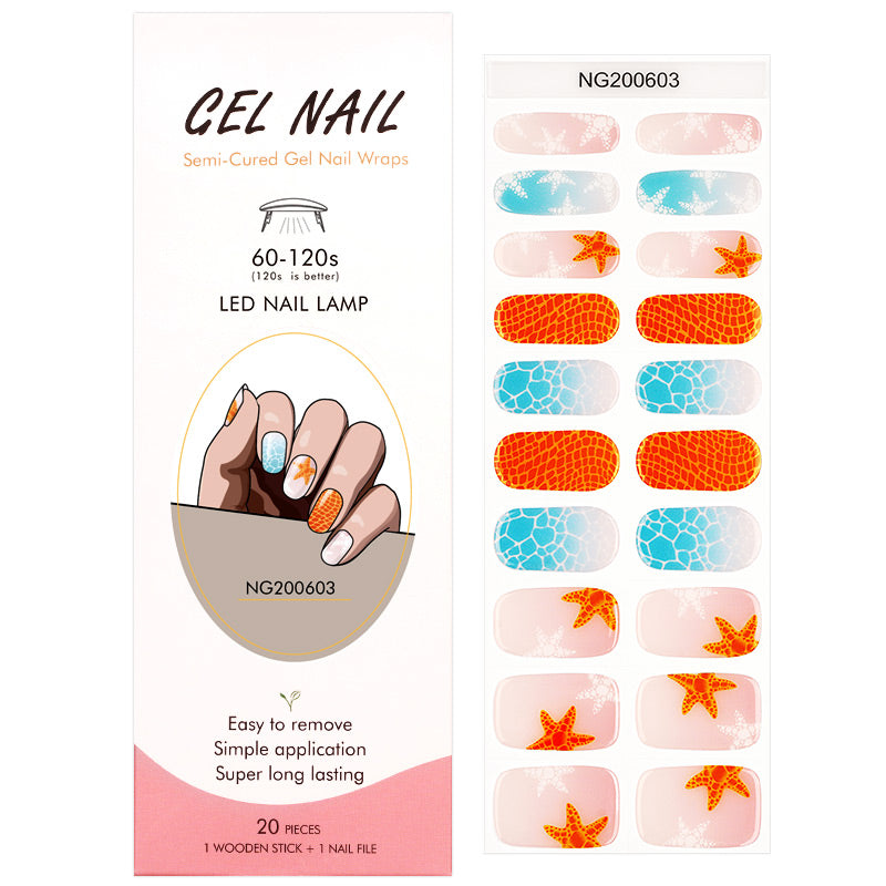 MeoMagic 14-292 Autocollants gels pour ongles - 20 pièces
