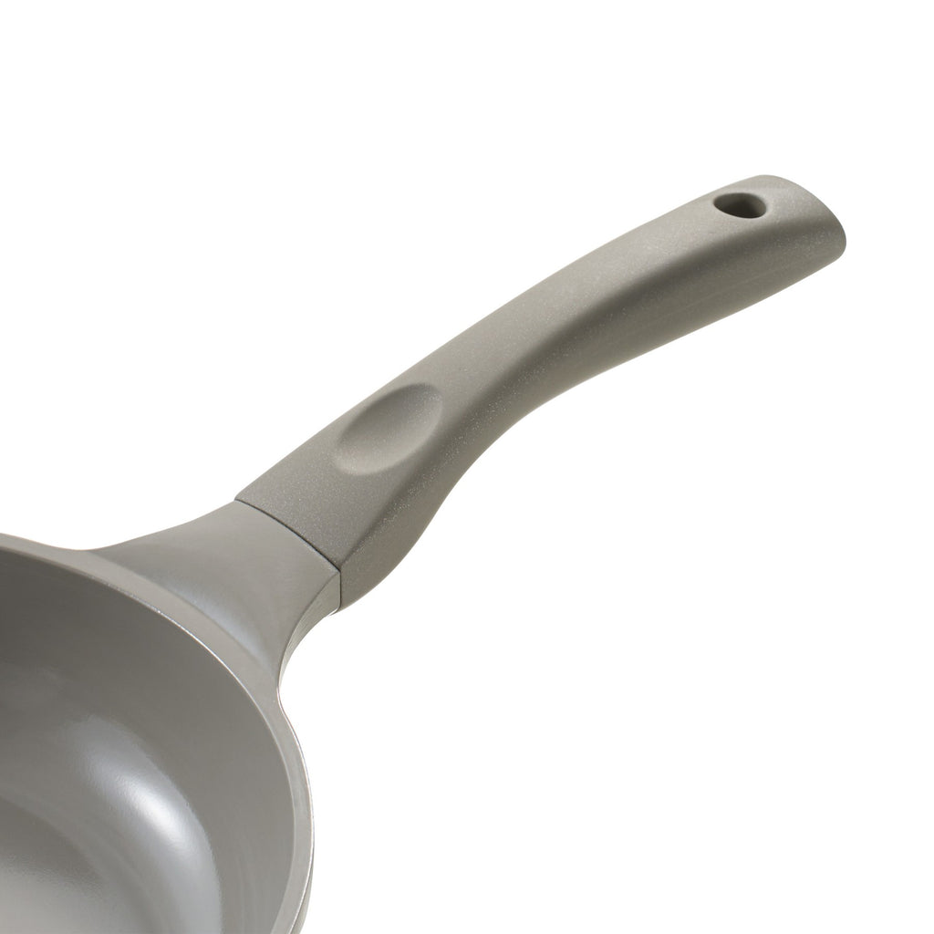 Redchef Série Starlight Poêle à frire en céramique 24 cm, extérieur et intérieur gris
