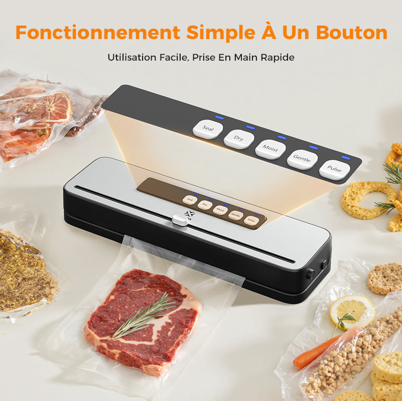 WOOX Appareil de mise sous vide avec sacs sous vide
