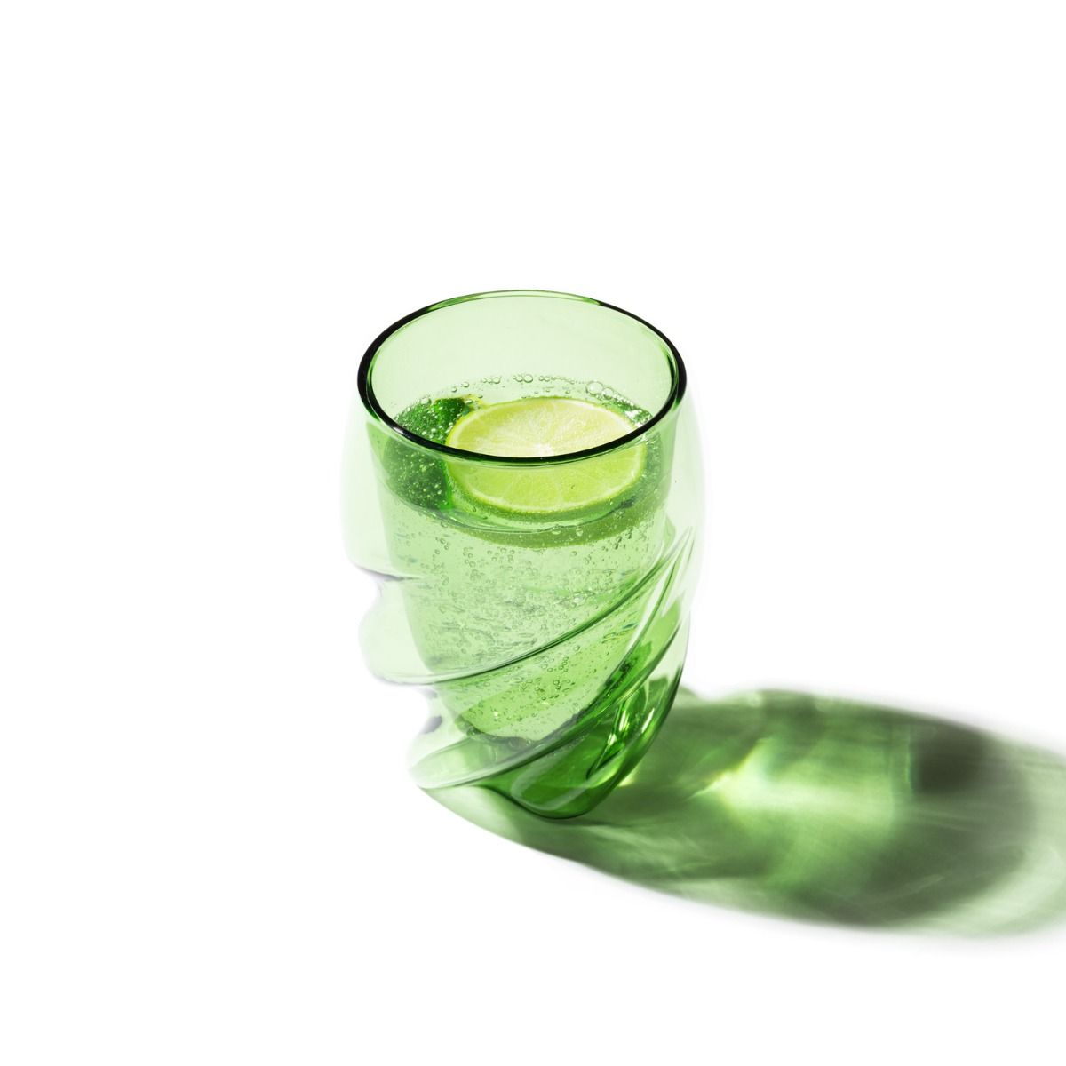 Bodum Verres à double paroi Pavina Pari, Lot de 6, Vert transparent, Tasses 270 ml, Verre borosilicate soufflé bouche, Thermiques lavables lave-vaisselle