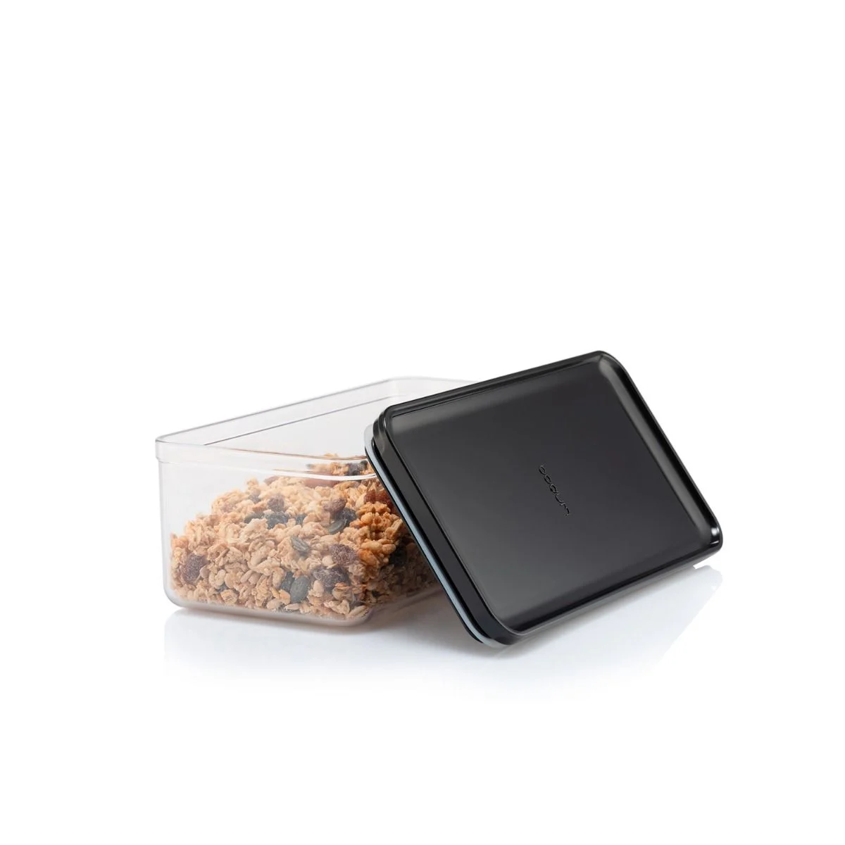 Bodum Canteen Lot de 6 bocaux de conservation avec couvercle noir