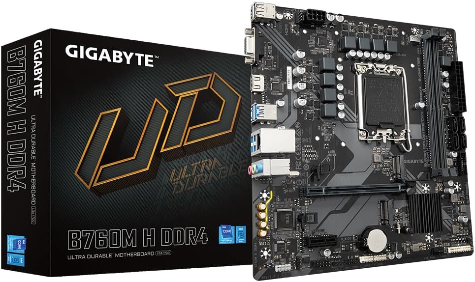 Carte mère GIGABYTE B760M H DDR4