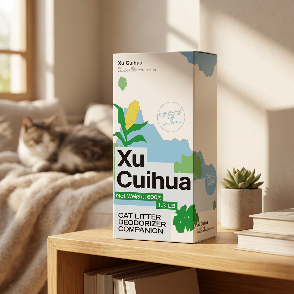 Xu Cuihua Désodorisant pour litière de chat 600 g x 1