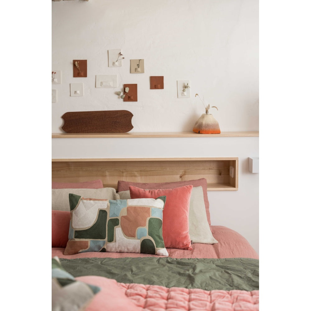 Vivaraise Linco Housse de couette rose poudré - 260 x 240 cm