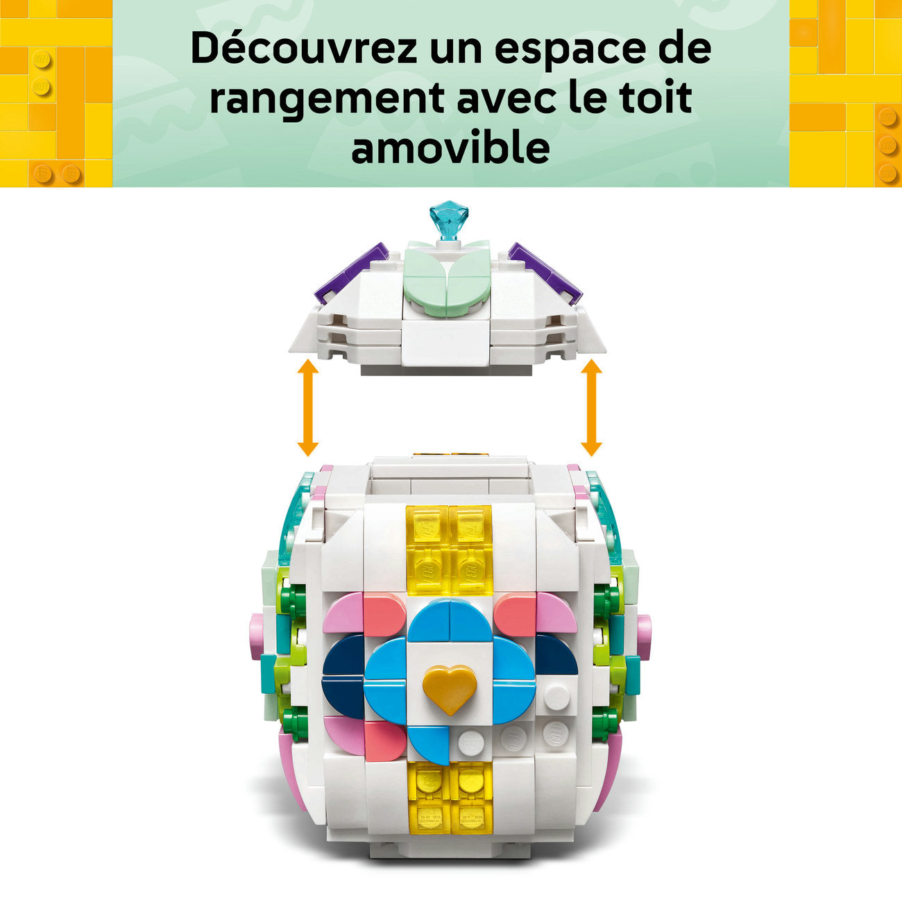 LEGO Iconic 40816 L’œuf de Pâques décoratif