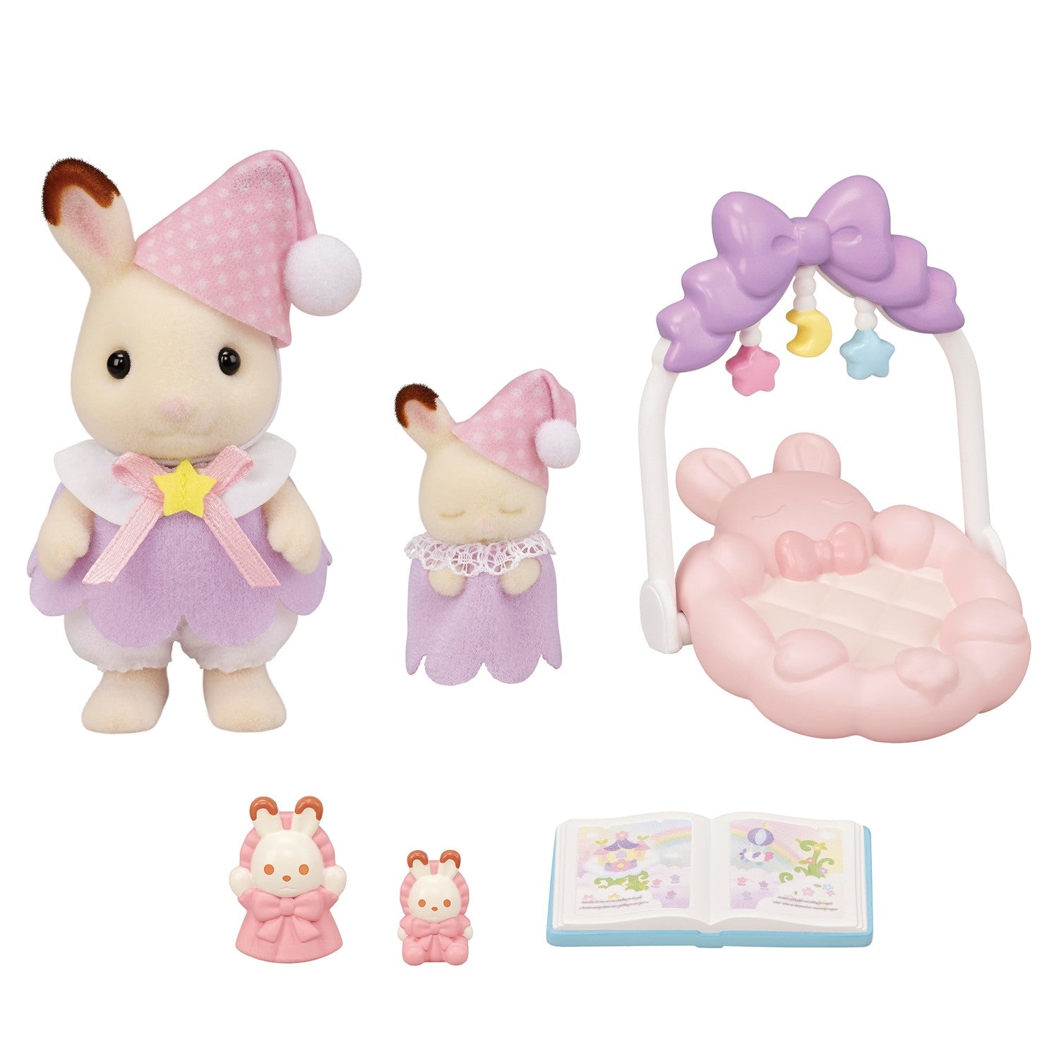 Sylvanian Families Coffret de Jeu Lapins en Chocolat Rêve Sucré