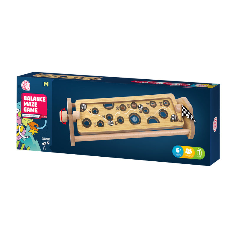 MIMI Cadeau de jeu de balle d'équilibre sur table en bois pour enfants et adultes