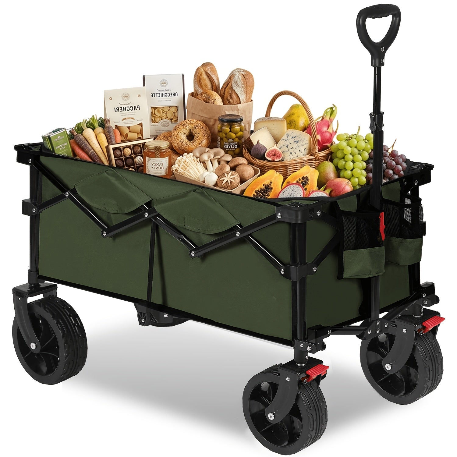 Sekey Chariot de transport rabattable et pliable 330 lb grande capacité