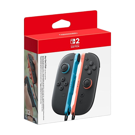 Nintendo Paire de manettes Joy-Con 2 pour Switch 2 - Bleu / Rouge clair