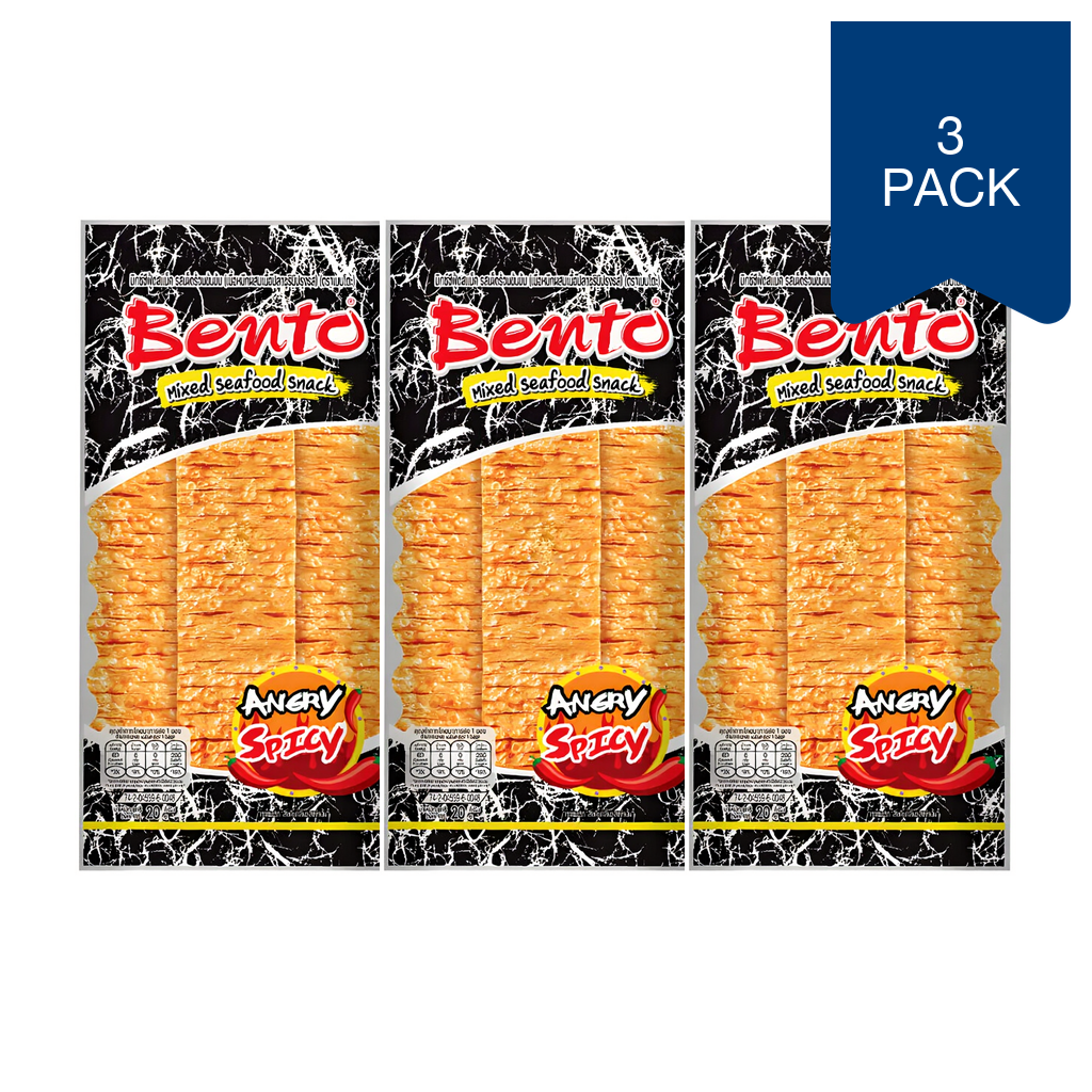 BENTO Snack de poisson extra piquant saveur fruits de mer - 20 g