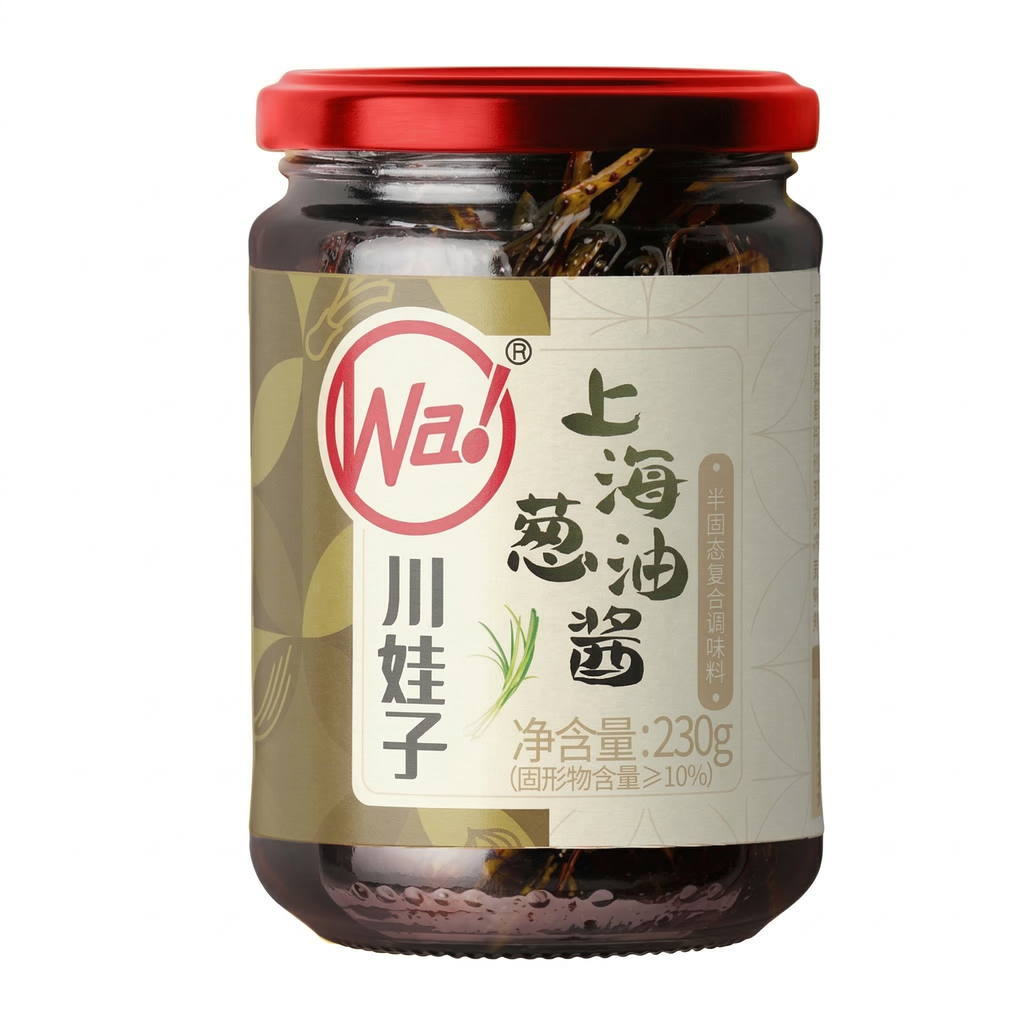 Chuan Wa Zi Sauce à l'huile de ciboule de Shanghai - 230 g