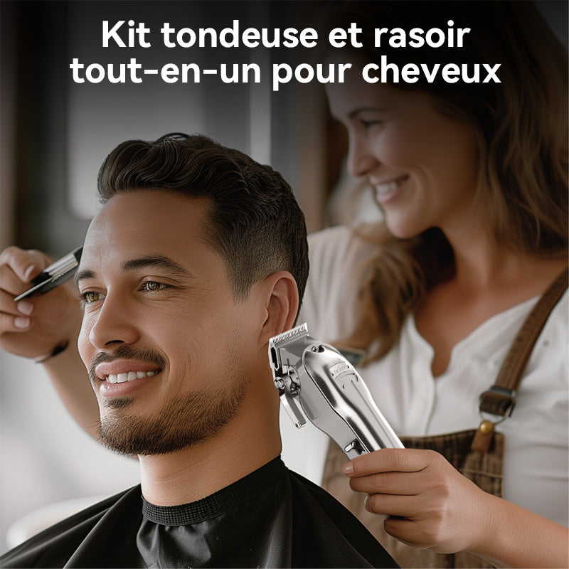 Kit tondeuse et rasoir professionnels ENCHEN x SEJOY, modèle Tesla, 1 pièce.