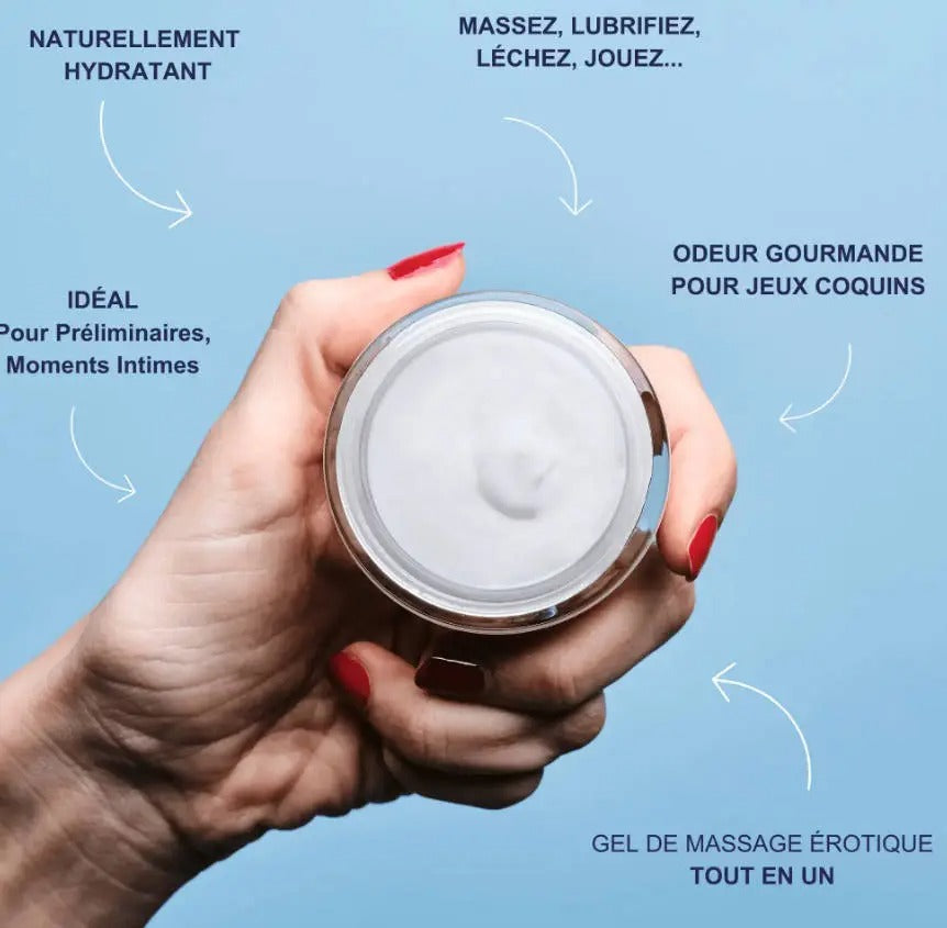Goliate Huile de massage comestible et lubrifiant intime 2-en-1 Bio – 50 ml