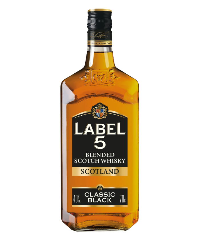 LABEL 5 Blended Scotch Black 40% 70cl
