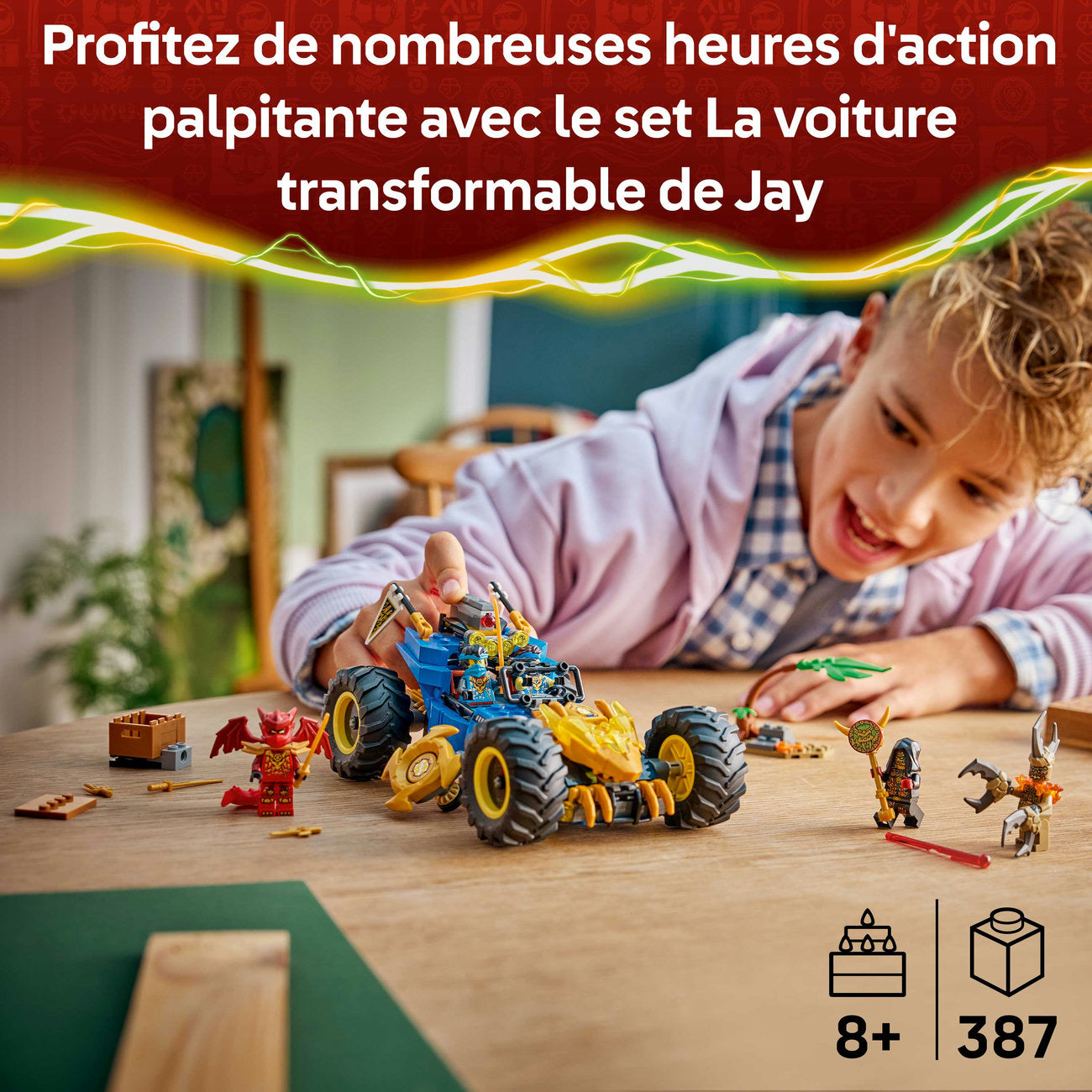 LEGO Ninjago 71856 La voiture transformable de Jay