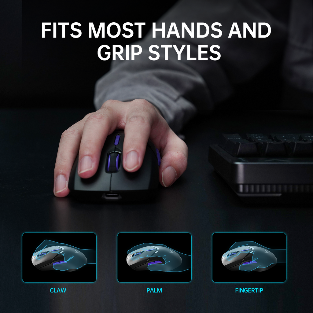RAPOO VT9Pro 4K Souris gaming sans fil - Noir
