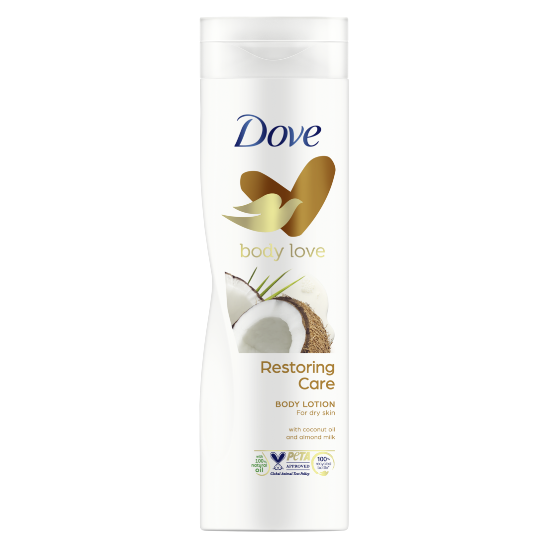 Dove Nourishing Secrets Lotion pour le corps réparatrice à l'huile de coco - 250 ml