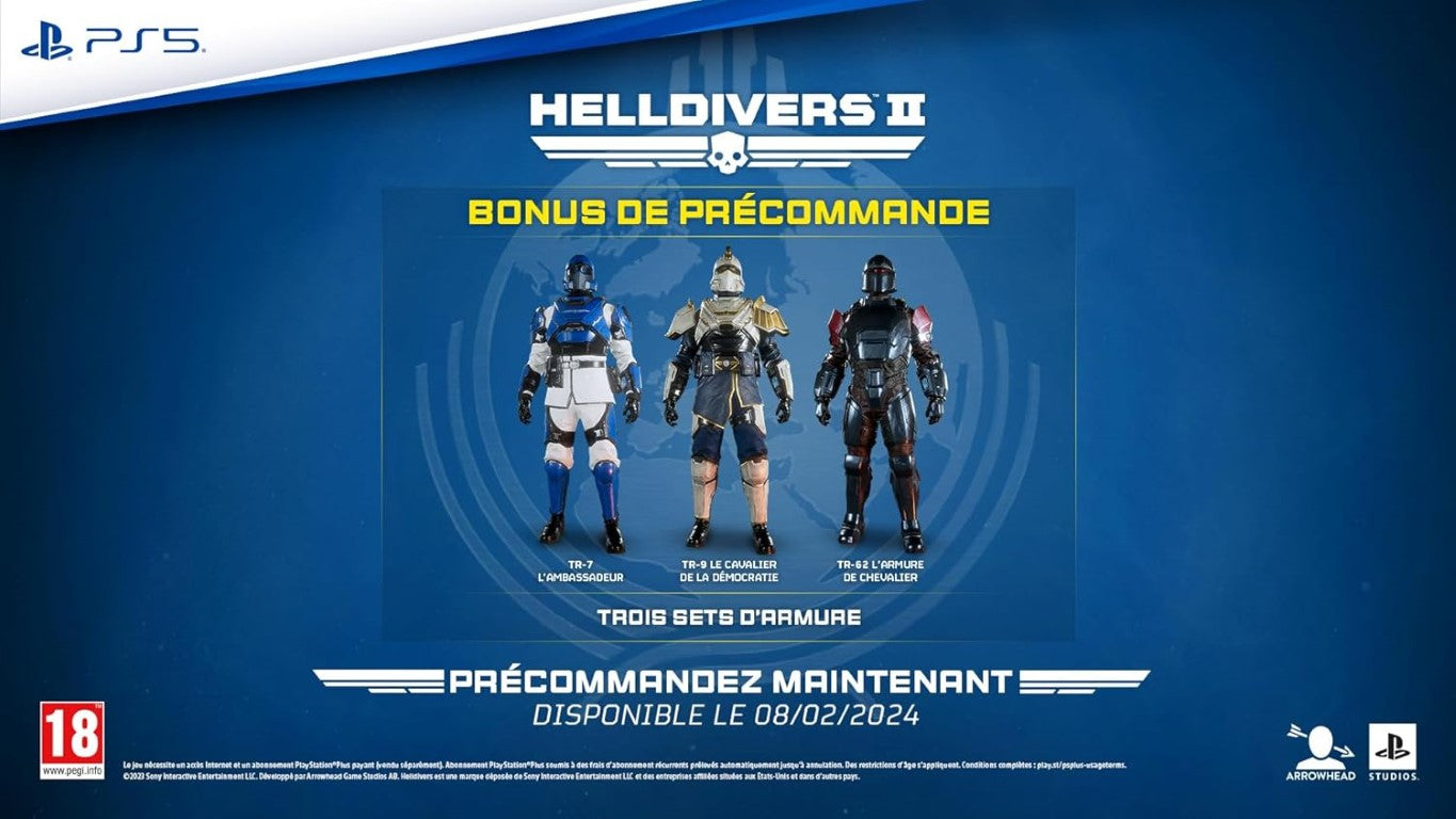 Helldivers II - PS5 - Version Française