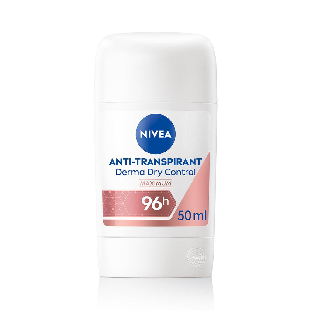 NIVEA Déodorant Femme Aisselles Derma Dry Control 96H Stick 50 ml