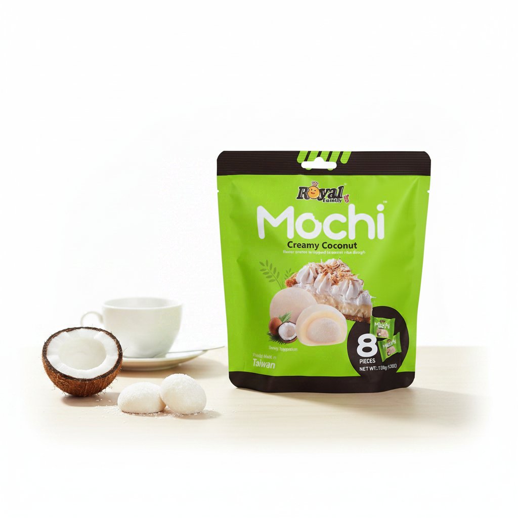 Royal Family Mochi saveur coco crémeuse - 120 g