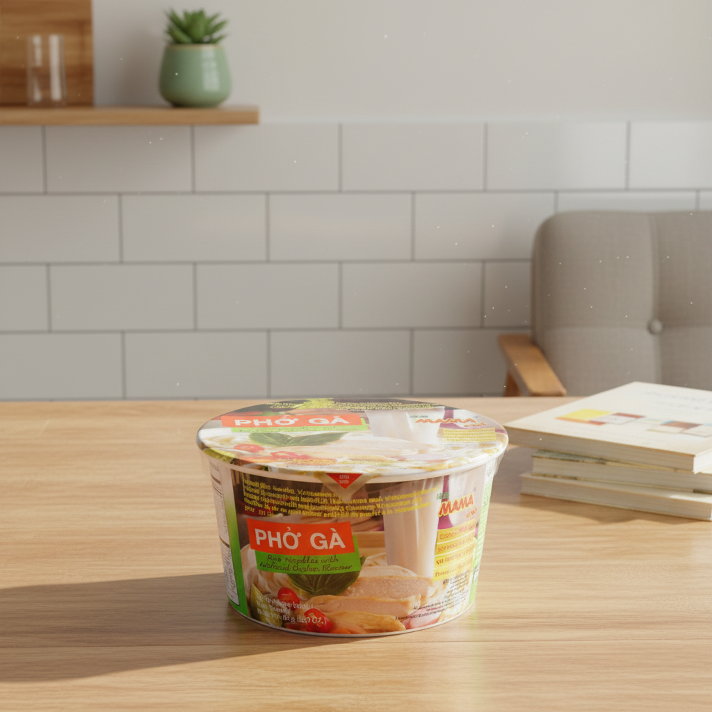 MAMA - Nouilles en bol saveur poulet - 65 g