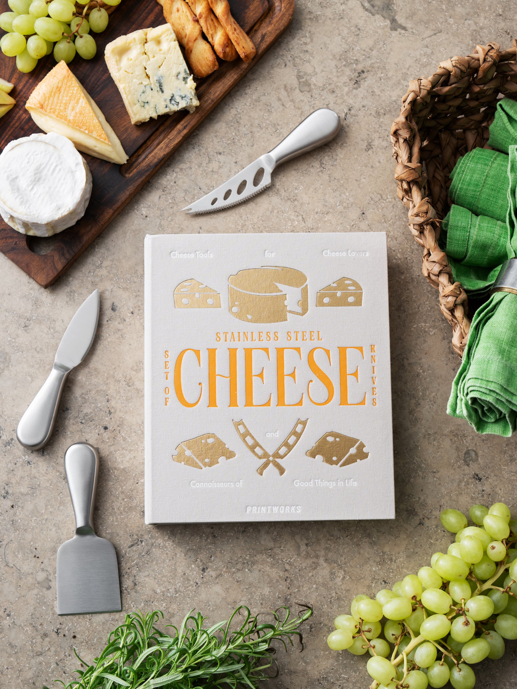 PRINTWORKS Ustensiles pour fromage