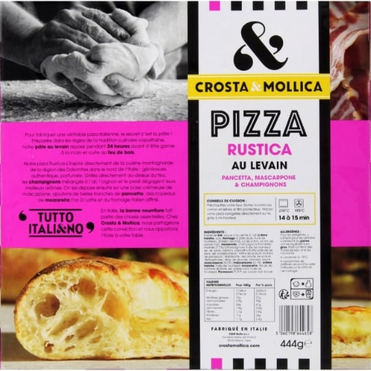 CROSTA & MOLLICA pizza rustica 444g