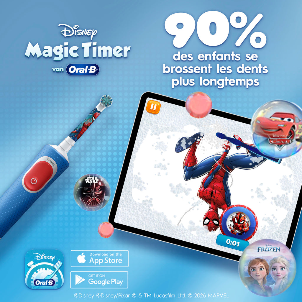 Oral-B Pro pour enfants Spider-Man Brosse à dents électrique