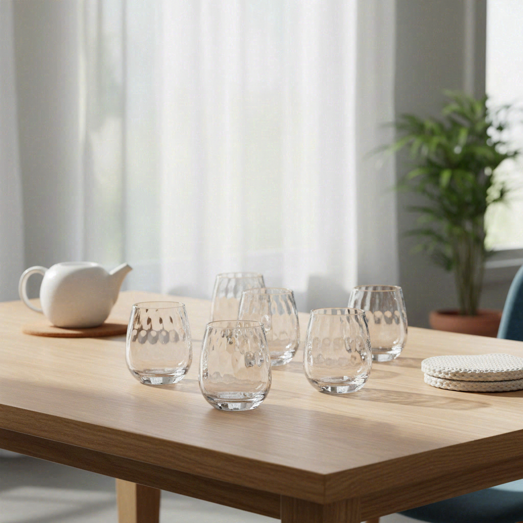 BJÖRN STEN Lot de 6 verres à boire - 33 cl