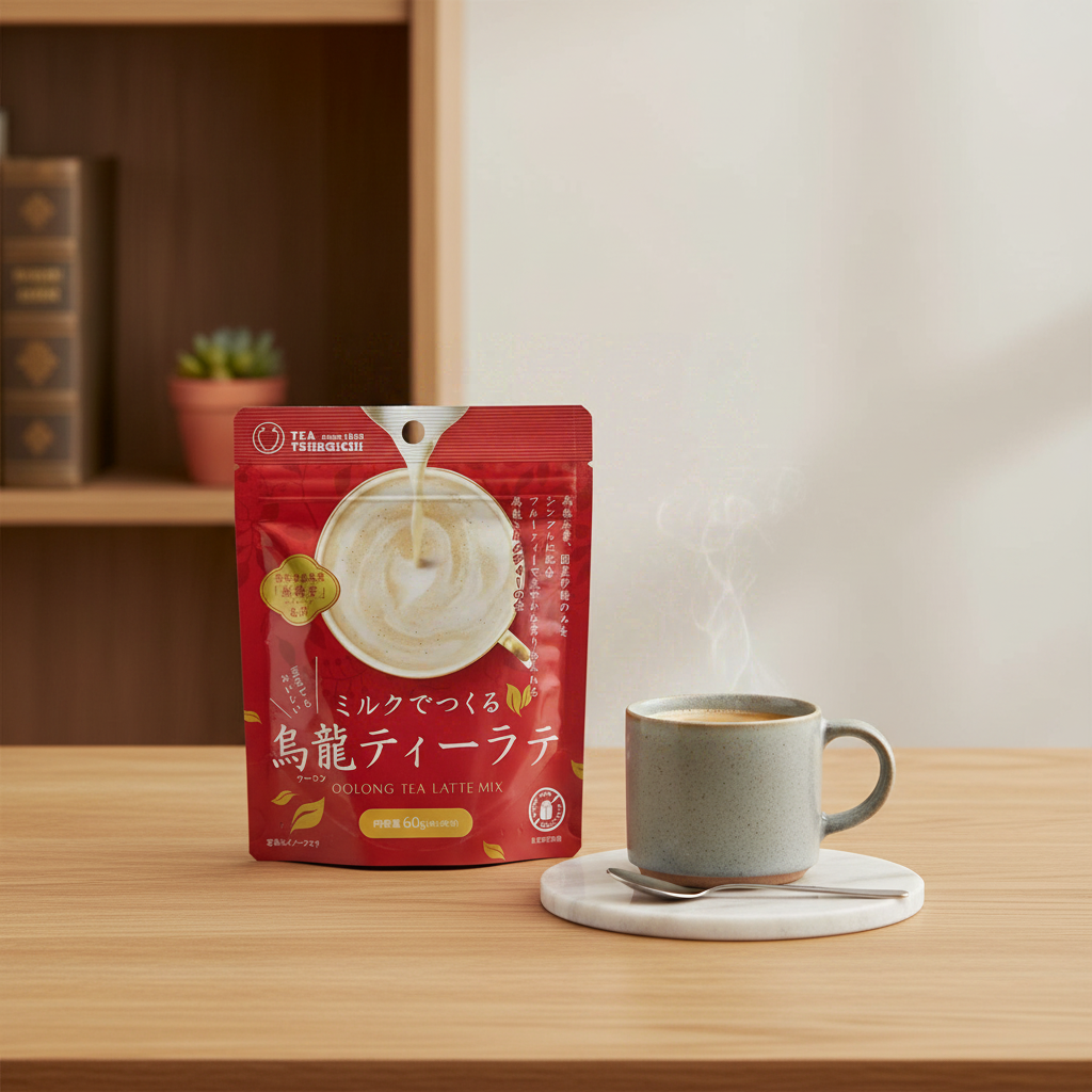 Tsuboichi Latte au thé oolong, thé instantané, 60 g