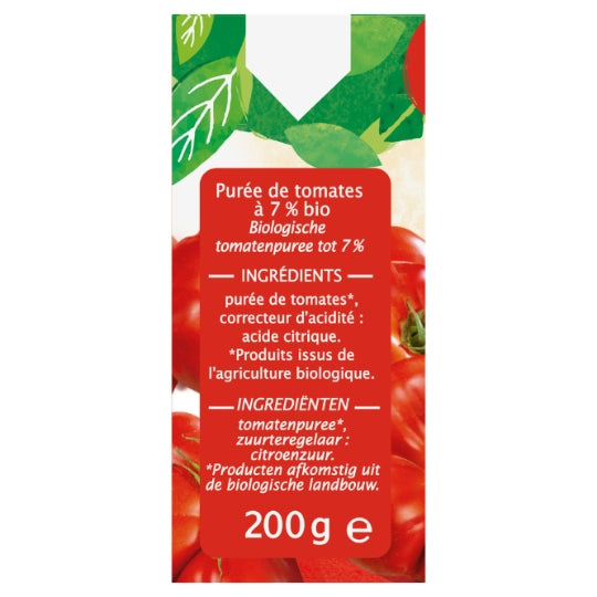 JARDIN BIO ETIC Purée de Tomates Bio 200 g