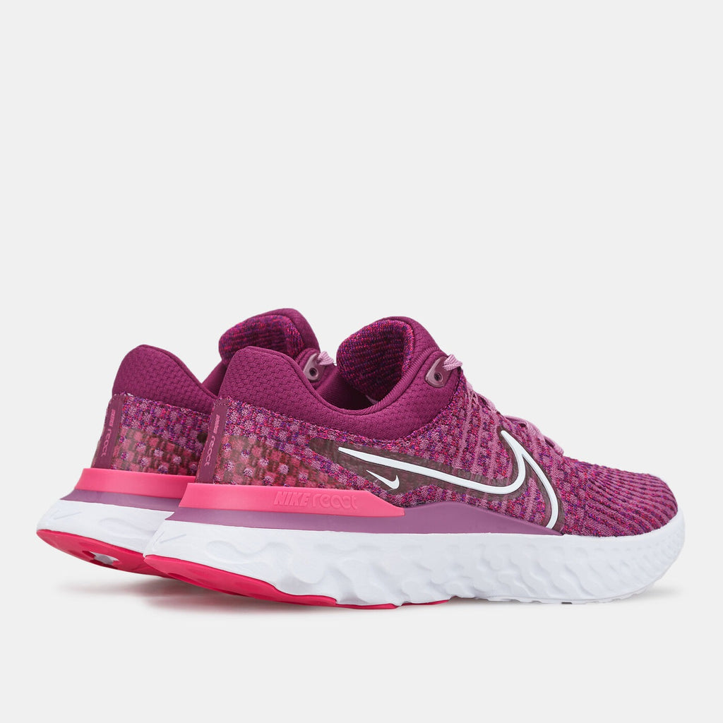Nike React Infinity Run Flyknit 3 Bordeaux Femme