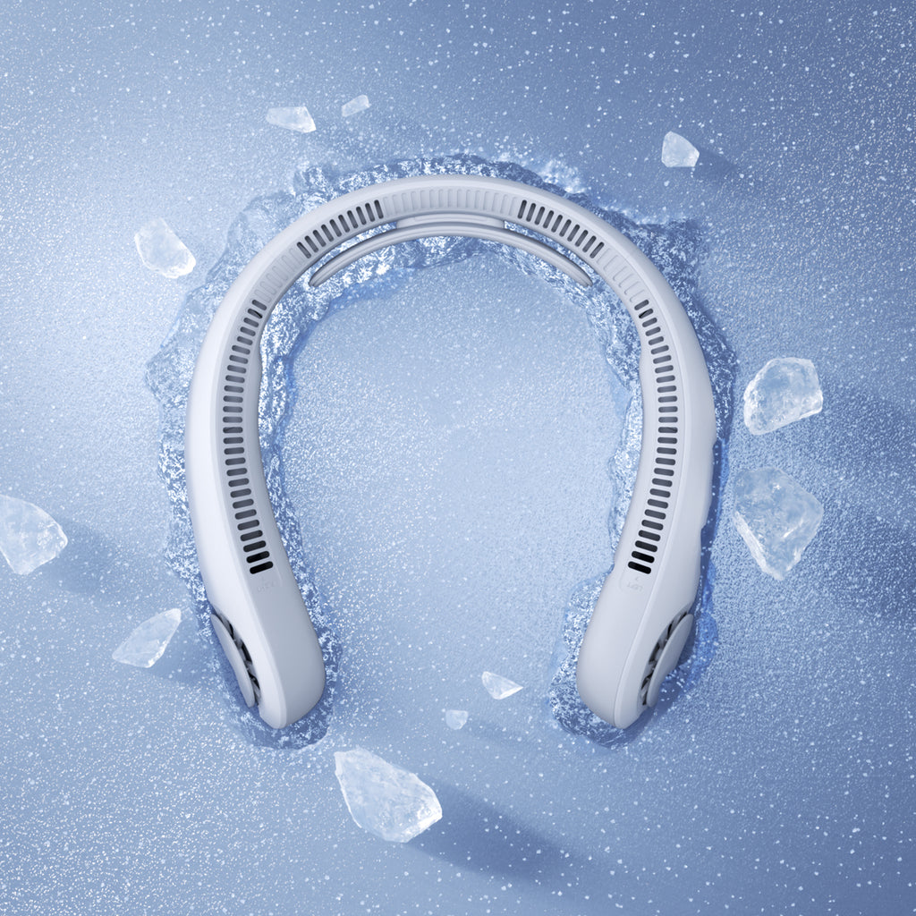 JISULIFE Life 4 Ventilateur de cou - Blanc