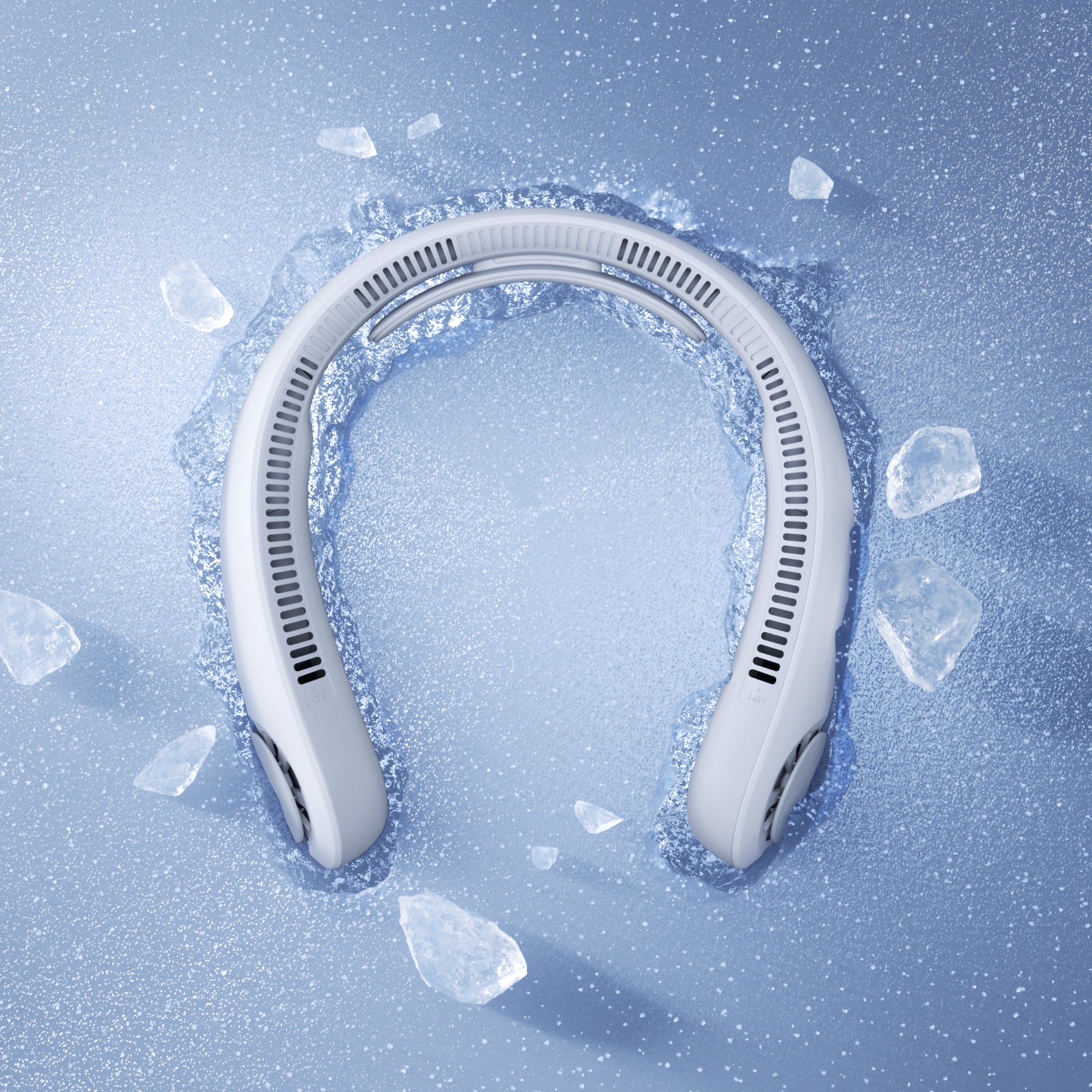 JISULIFE Life 4 Ventilateur de cou - Blanc