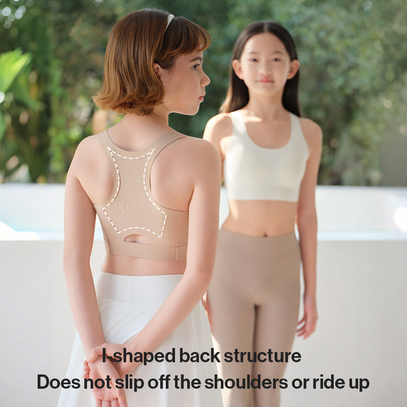 likeuu Bra de sport Racerback léger - rose aubépine