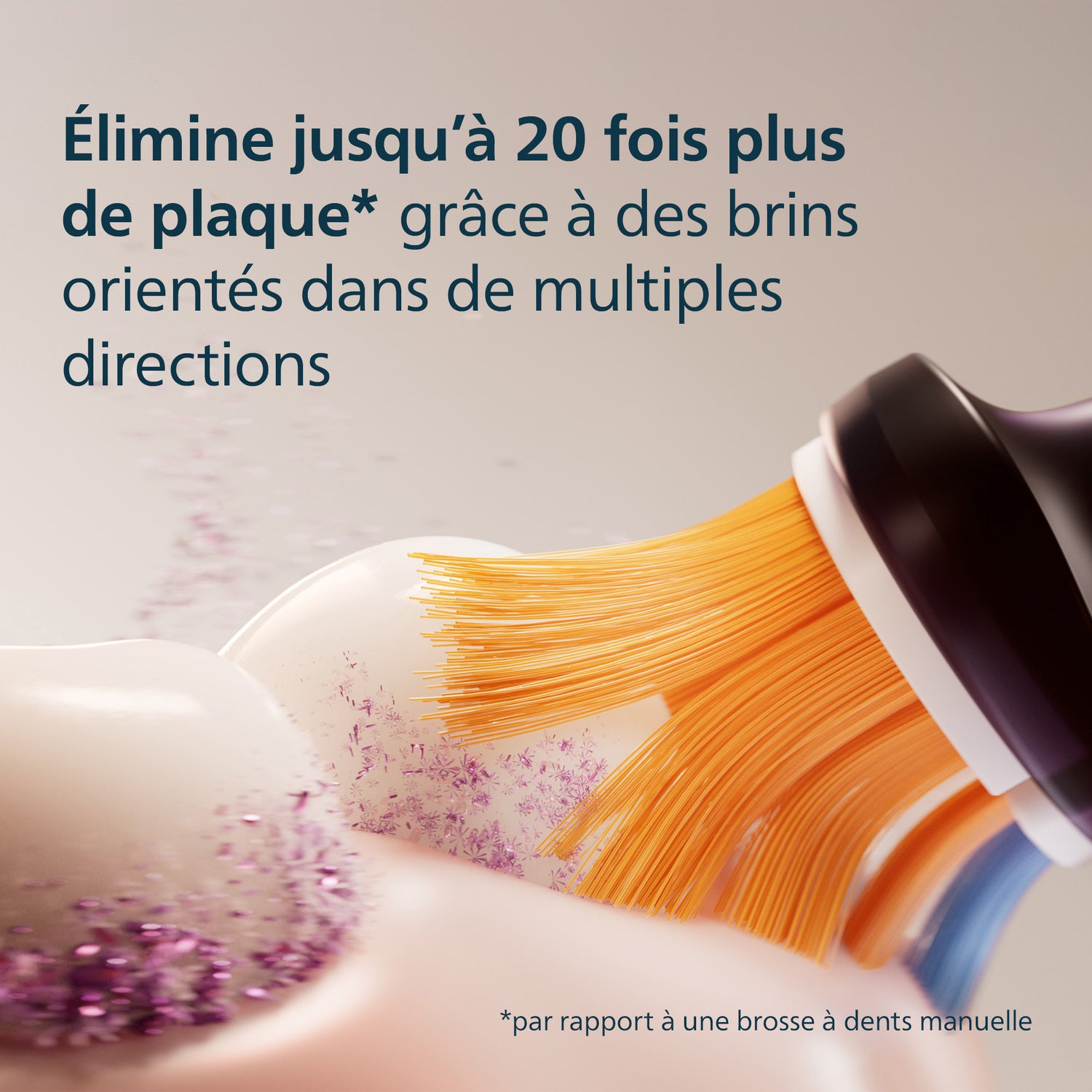 Philips HX9094/88, Têtes de brosse Sonicare A3 haut de gamme tout-en-un, Noir, Lot de 4, Nettoyage avancé, Installation facile