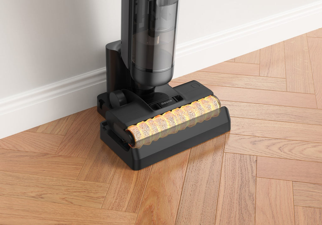 Dreame H12 Dual Aspirateur laveur sans fil 4-en-1, séchage à l’air chaud, nettoyage intelligent, nettoyage des bords, commande vocale