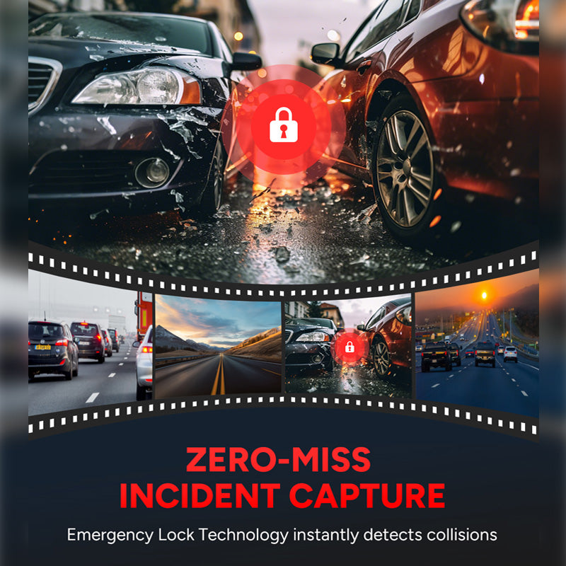 SJCAM M60S Caméra embarquée 3 canaux avec enregistrement avant 4K, arrière 2K et habitacle 1080P, capteur IMX335, WDR, H.265, capteur G, Wi-Fi et surveillance de stationnement
