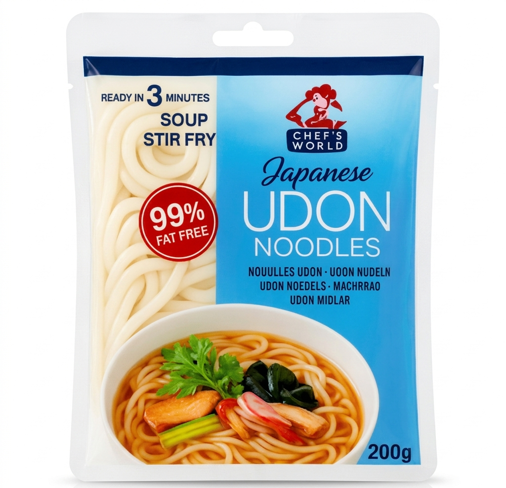 Chef's World Nouille Udon 200 g