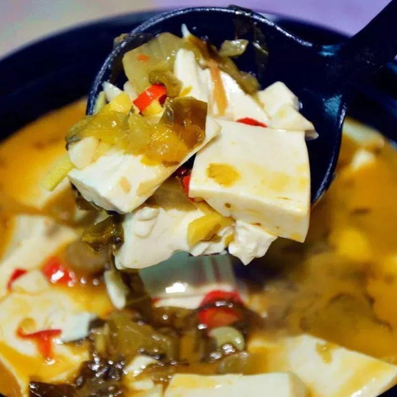 Yumei Pudding de tofu auto-chauffant aux légumes marinés 350 g