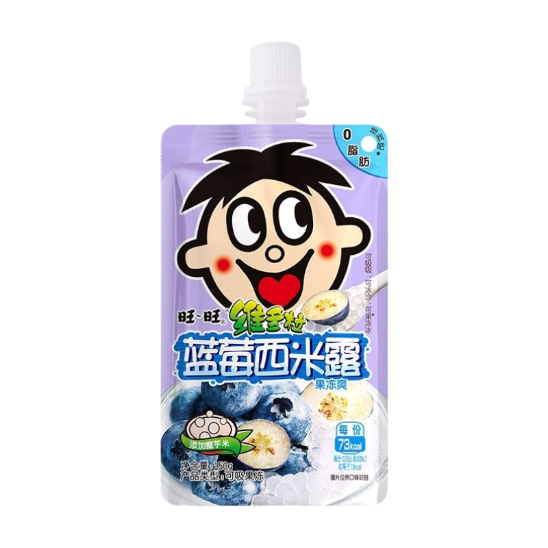 WANT WANT Vittorio Jelly Drink Blueberry Sago 150 g