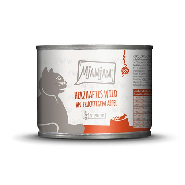 MjAMjAM Pâtée pour chat au gibier 200 g