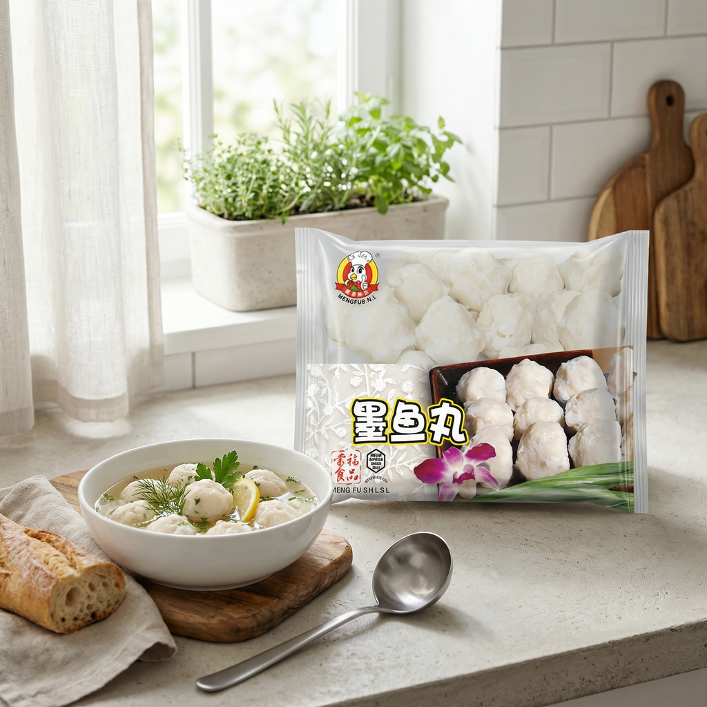Meng Fu Boulettes de calmar - 360 g