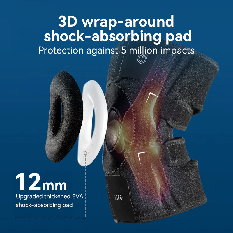 Ochama Genouillères de sport, Lot de 2, Modèle été pour hommes et femmes, Adaptées au basket-ball, randonnée, haltérophilie, Protection du ménisque et maintien articulaire