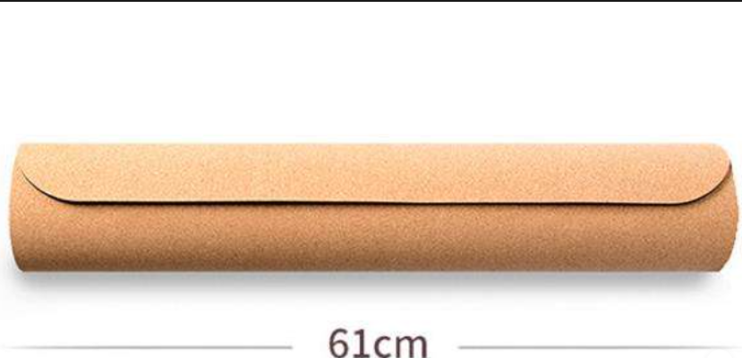 Capelli Sport Tapis de yoga en liège 5 mm 61 x 183 cm En liège épais et TPE Antidérapant Pour femmes et hommes Résistant à la transpiration Écologique Pour yoga chaud et entraînements