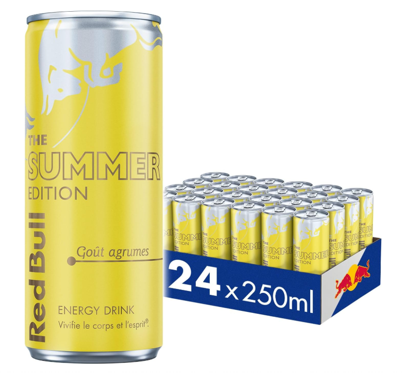RED BULL Summer Edition Agrumes 24 x 250ml