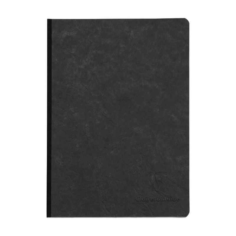 CLAIREFONTAINE Nomaddict (Age Bag) carnet broché 14,8x21cm 192p 5x5 noir