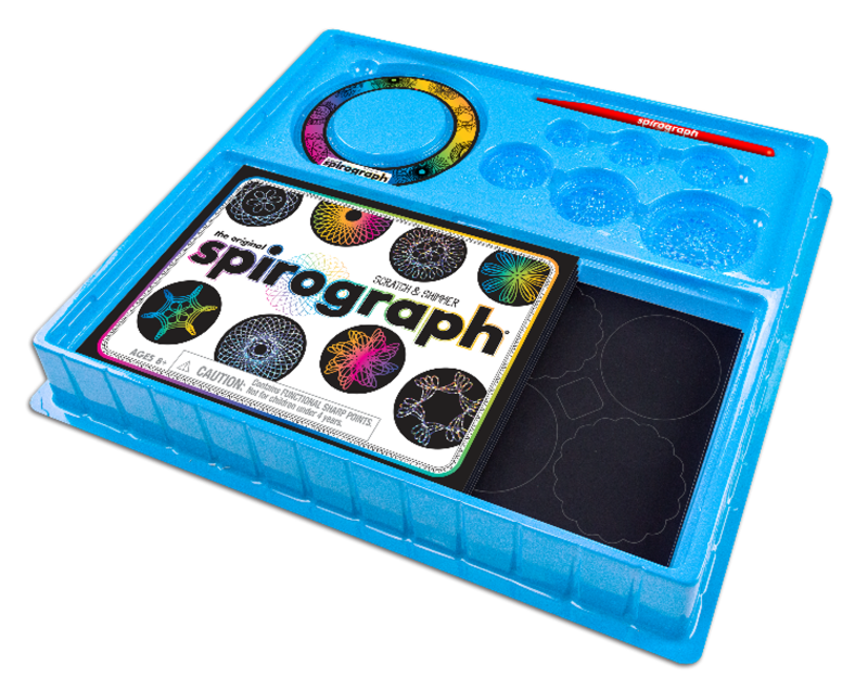 Spirograph - Spirograph Multicolore et Pailleté