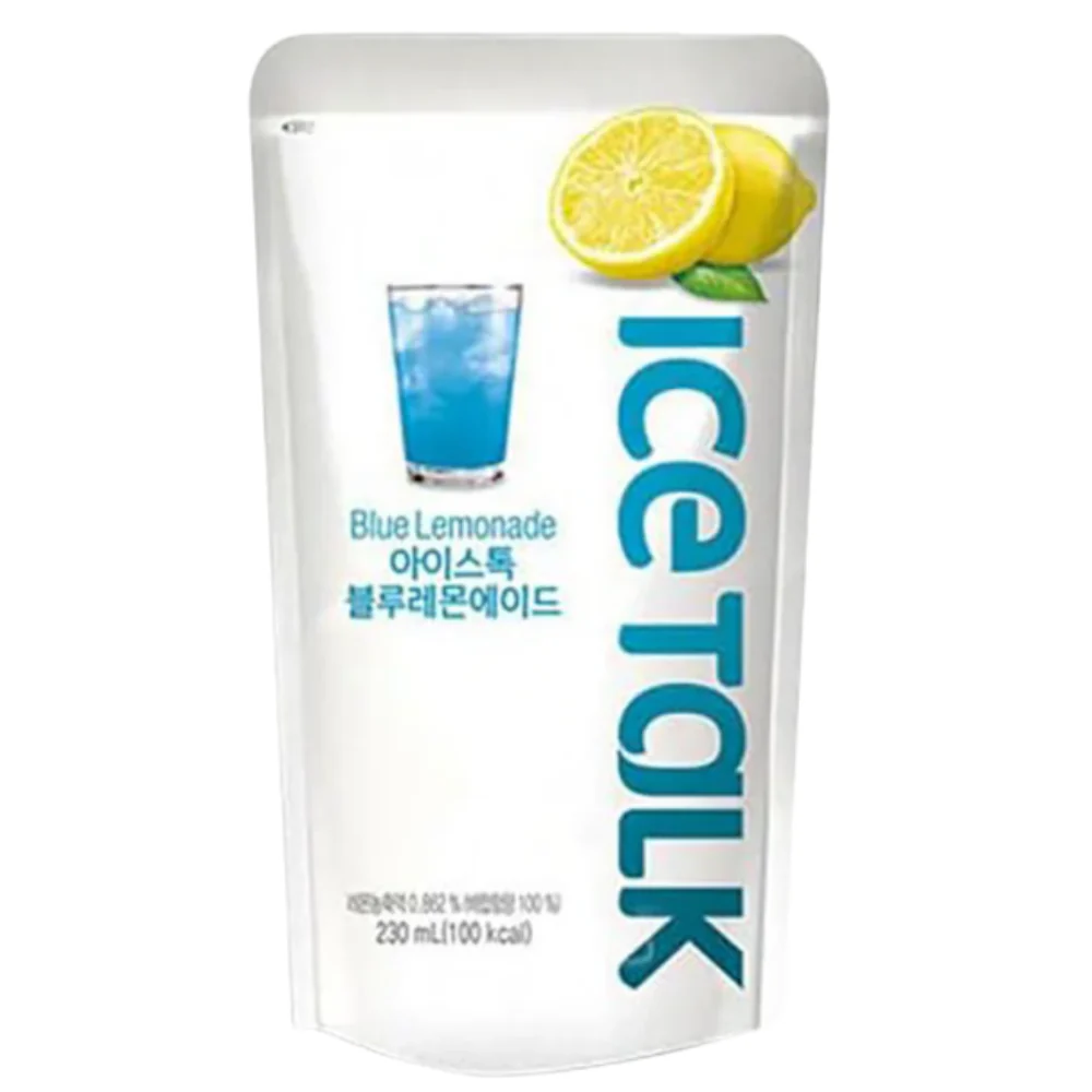 ICE TALK Boisson saveur limonade bleue
